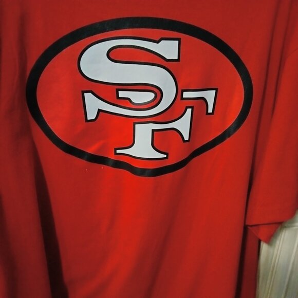 Nike Men's San Francisco 49ers Rewind Front and Back T-Shirt, Scarlet, Size XXL, - Picture 4 of 8